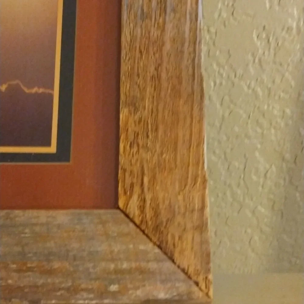 Western Cowboy Windmill Wooden Picture Frame Home Decor Accents - Picture 4 of 11